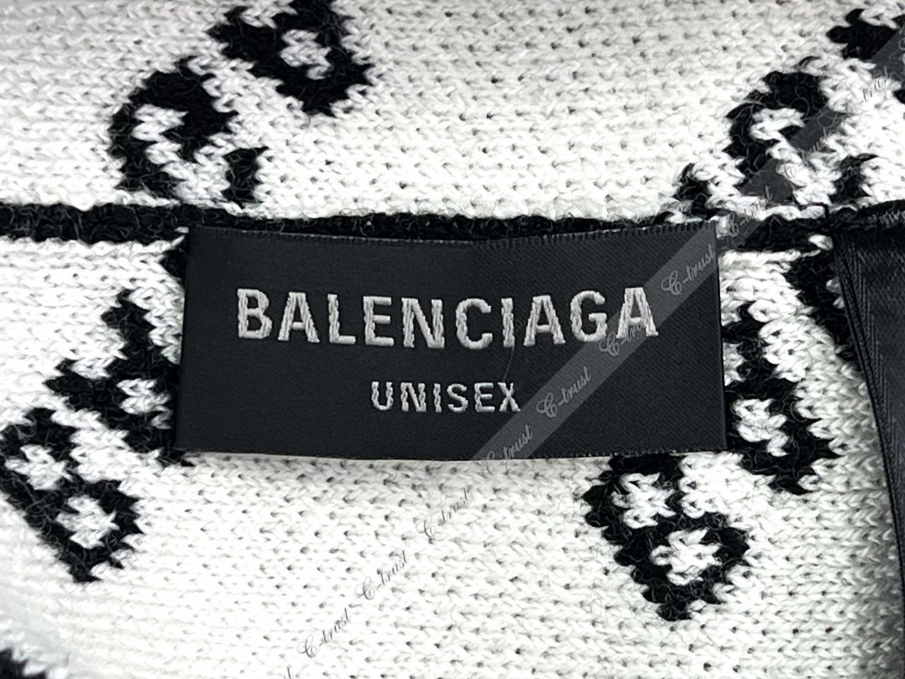 グリコ　BALENCIAGA ビーニー　正規品 BALENCIAGA バレンシアガ ニット帽 ビーニー MINI ALLOVER LOGO