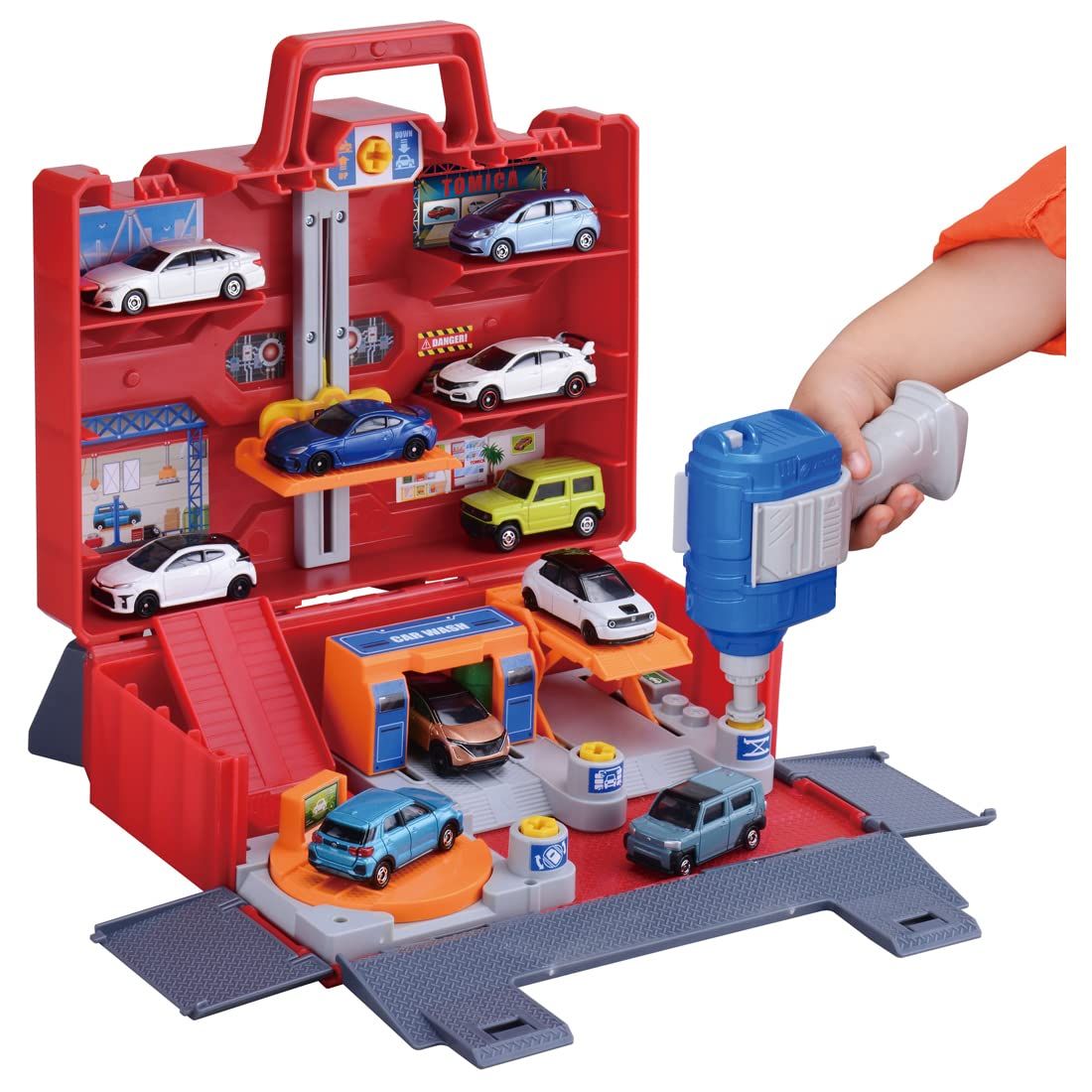 【人気商品】おもちゃ ミニカー 整備基地ボックス 3歳以上 トミカ トミカ にぎやか4アクション! タカラトミー