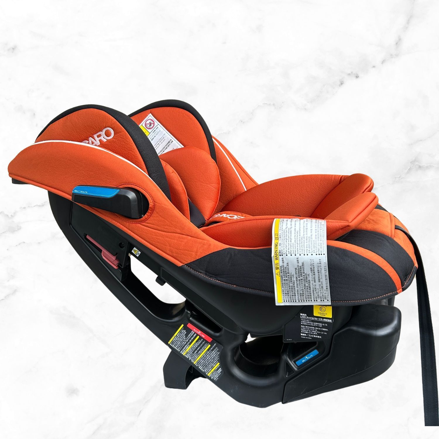 送料込み RECARO レカロ start07 チャイルドシート 新生児対応 美品】RECARO レカロ start07 スタート07 オレンジ