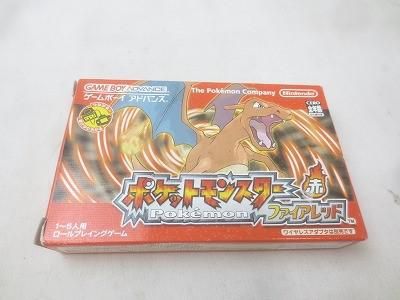 ゲーム ゲームボーイアドバンス ソフト ポケットモンスター ファイアレッド 取扱説明書 き