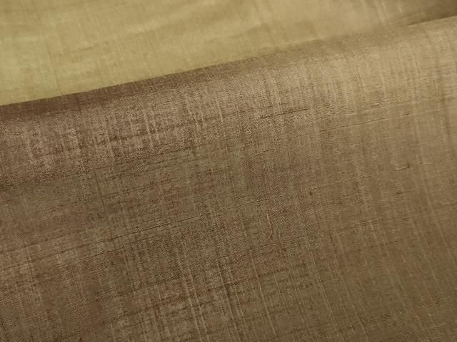 平和屋本店□極上 インド・アッサム 野蚕糸 手織 ムガシルク 訪問着 暈