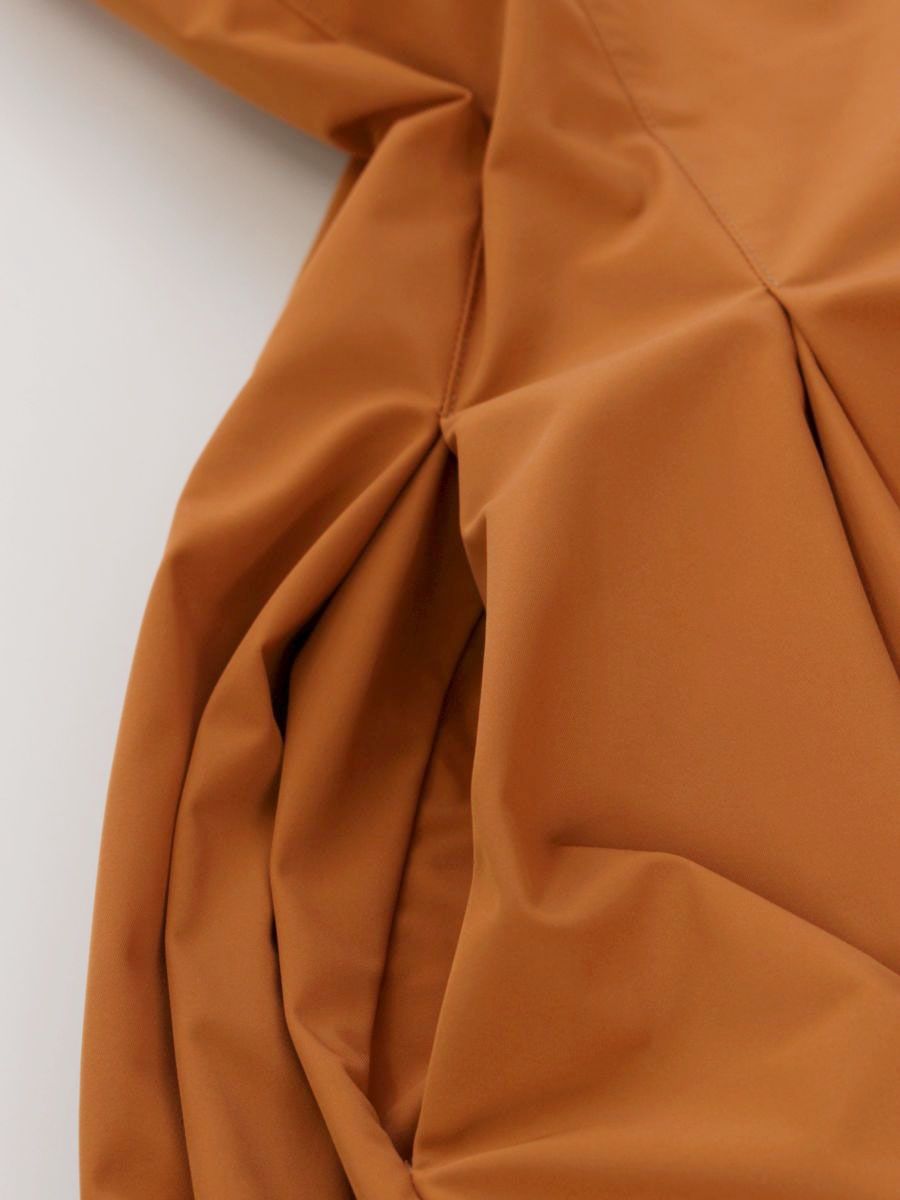 フォクシーニューヨーク 25183 ワンピース 38 オレンジ バルーン