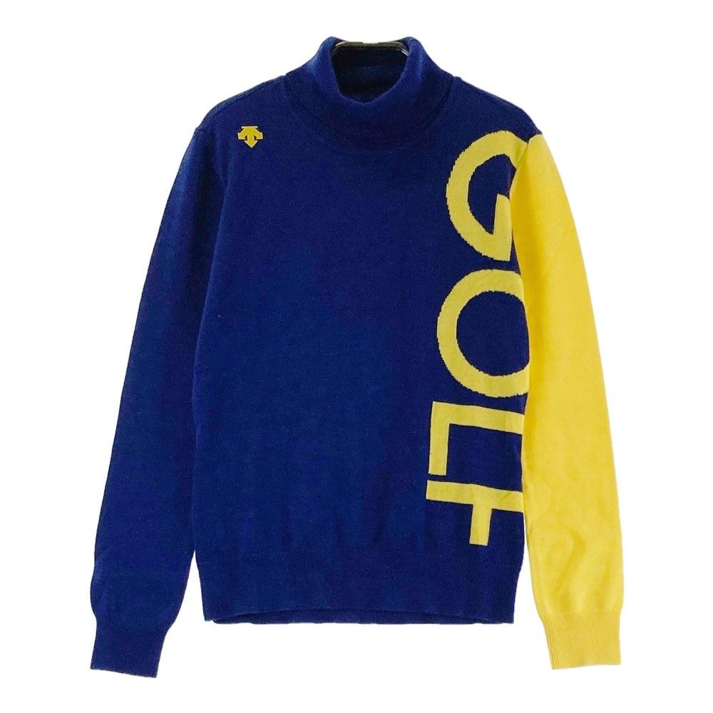 サイズ：S DESCENTE GOLF デサントゴルフ ウール混 タートルネック