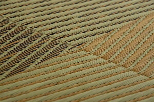 質の高い 置き畳 約82×82×1.7cm 単品 1枚 ブルー 正方形 軽量タイプ い草 ユニット畳 抗菌 防臭 消臭 調湿 ニール 半畳 市松 イ草 畳マット ジョイントマット 代引不可