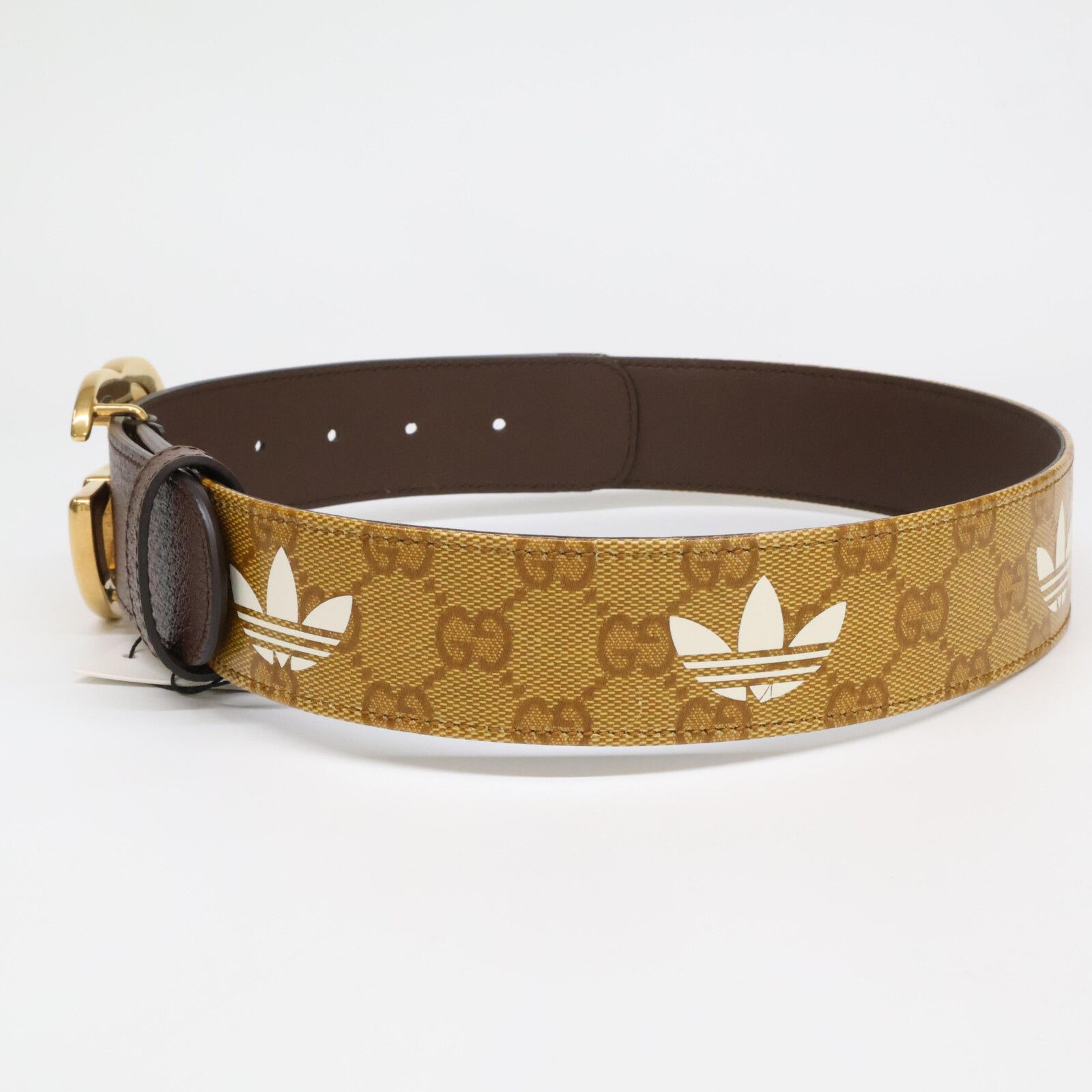 GUCCI グッチ x adidas アディダス 【新品同様】406831 ダブルG ワイド  