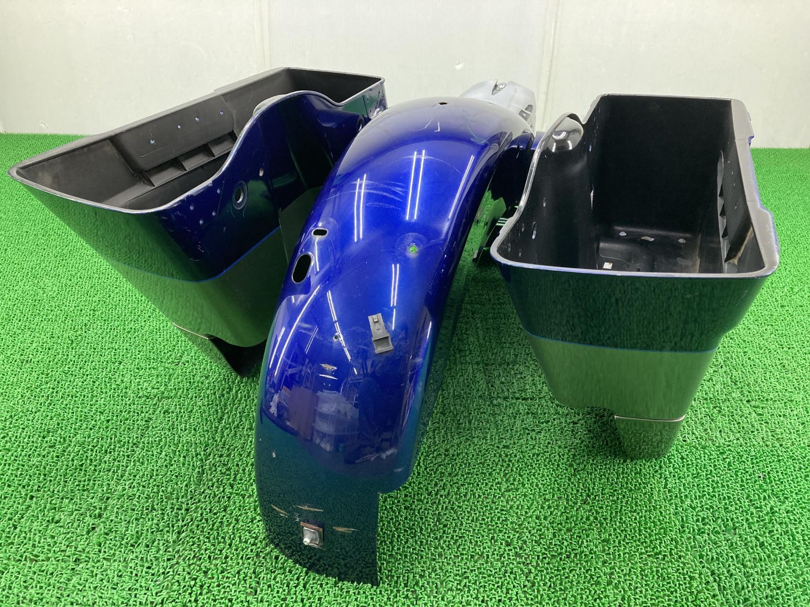 ハーレー用デバイス製バガーフェンダー、サドルバッグエクステ
