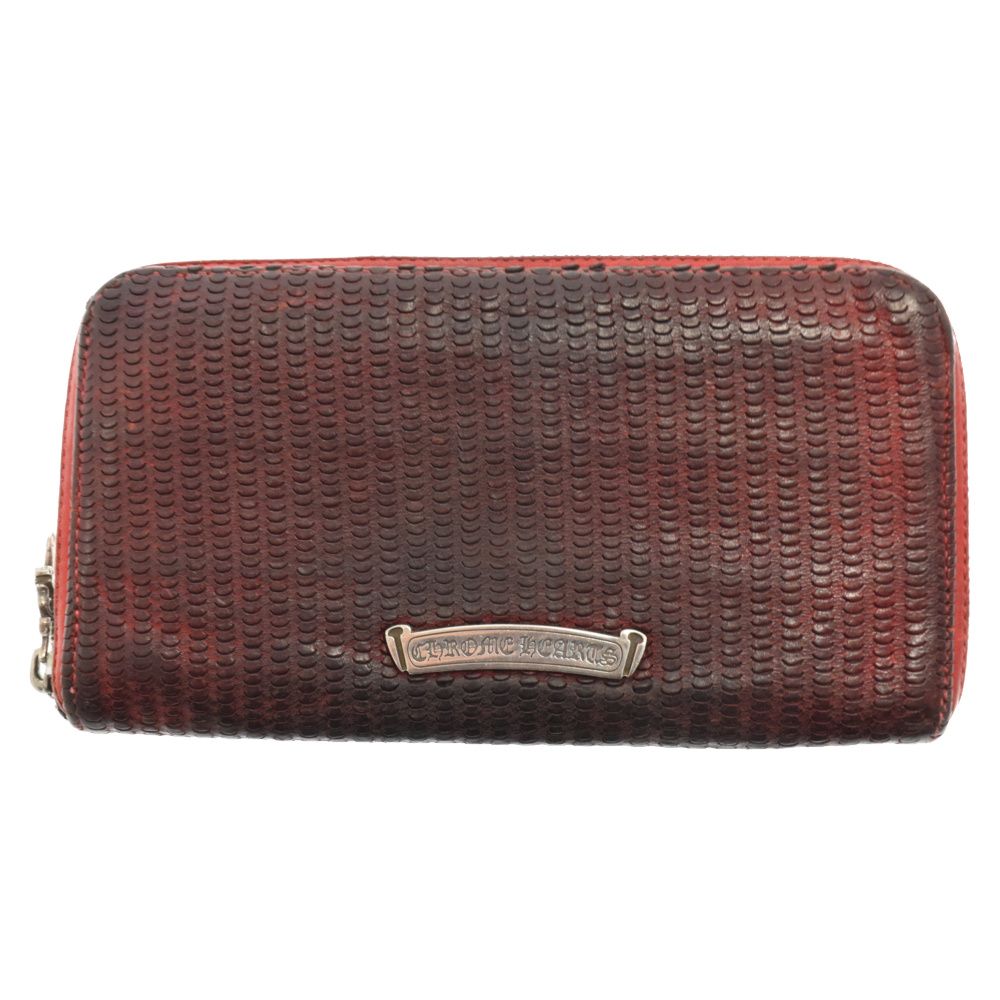 クロムハーツ ノベルティ 3クロスラウンドジップノベルティレザーウォレット クロムハーツ REC F ZIP NOVELTY/ノベルティ 3クロスラウンドジップ
