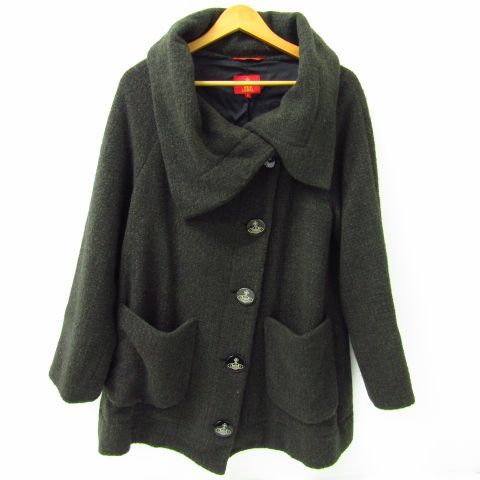 ヴィヴィアンウエストウッド　ウールコート　サイズ2 k-0318_2.jpg