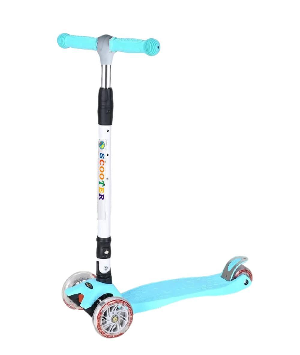 【新着商品】キックスケータ ３輪キッズスクーター ブレーキ付き イージースケーター 3輪 SCOOTER 子供用 折りたたみ式 子供 キックボード おもちゃ ２カラー 光る 新タイプ