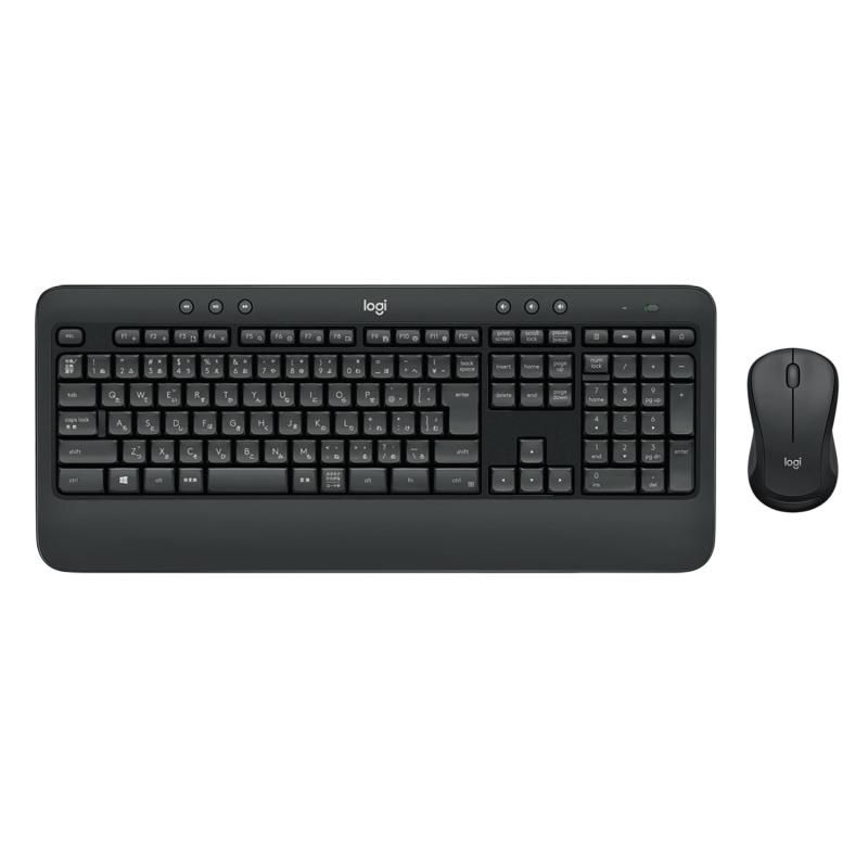 ロジクール マウス ワイヤレスキーボード セット MK540 ワイヤレス キーボード ワイヤレスコンボ パームレスト チルトレッグ搭載 耐水 高耐久性 Unifying USB接続 windows c