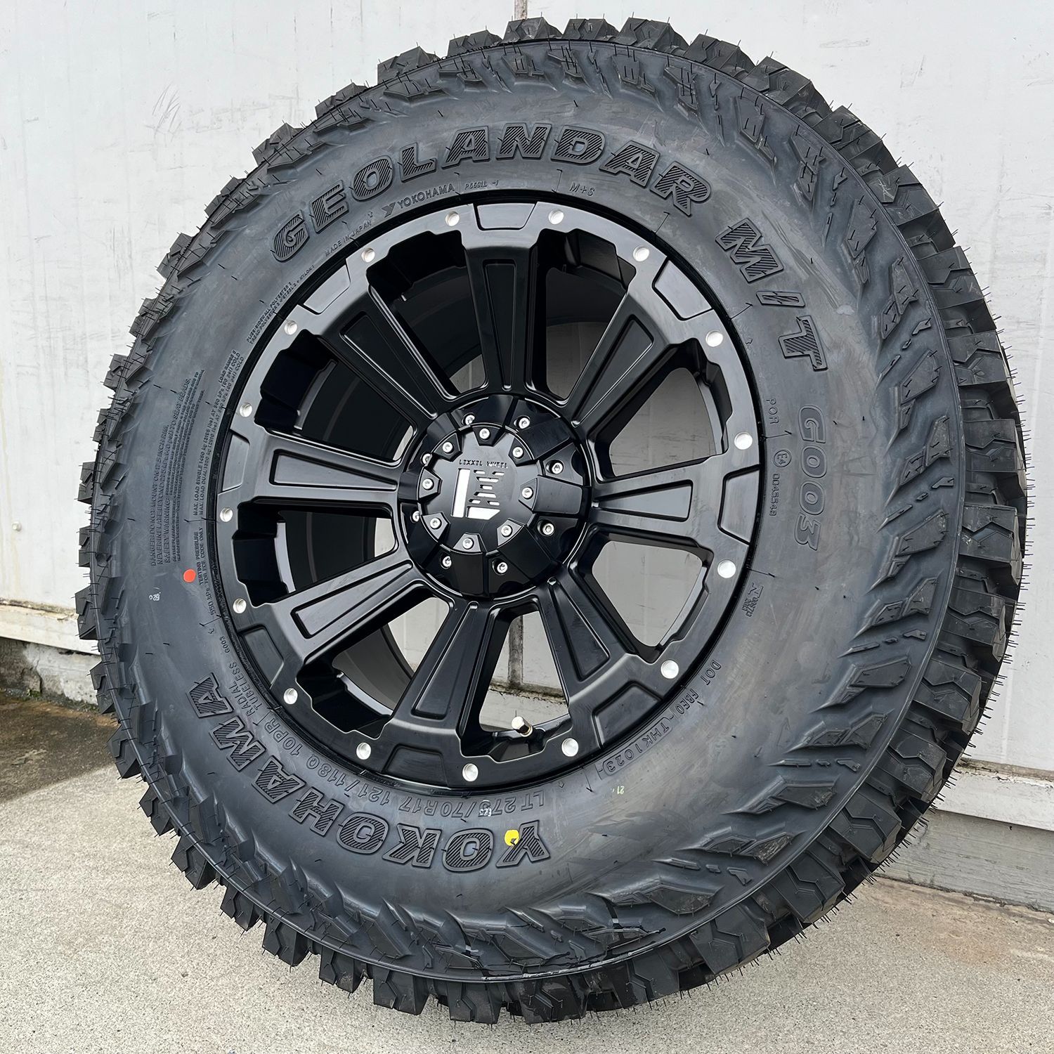 Jeep 17インチ ブラックホイール タイヤ付き MLJ エクストリームJ XTREME-J XJ07 17インチ 8.0J 35 5-114.3