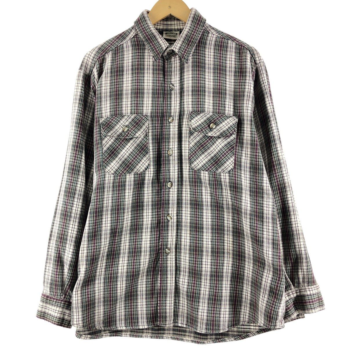 古着 90年代 ファイブブラザー Five Brother 長袖 チェック柄 フランネルシャツ メンズXL ヴィンテージ /eaa363950 【中古】/eaa363950 サイズ