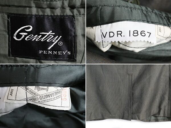 60's USA製 ビンテージ □ Penney's Gentry 3ボタン ウ - クーポン配布 ...