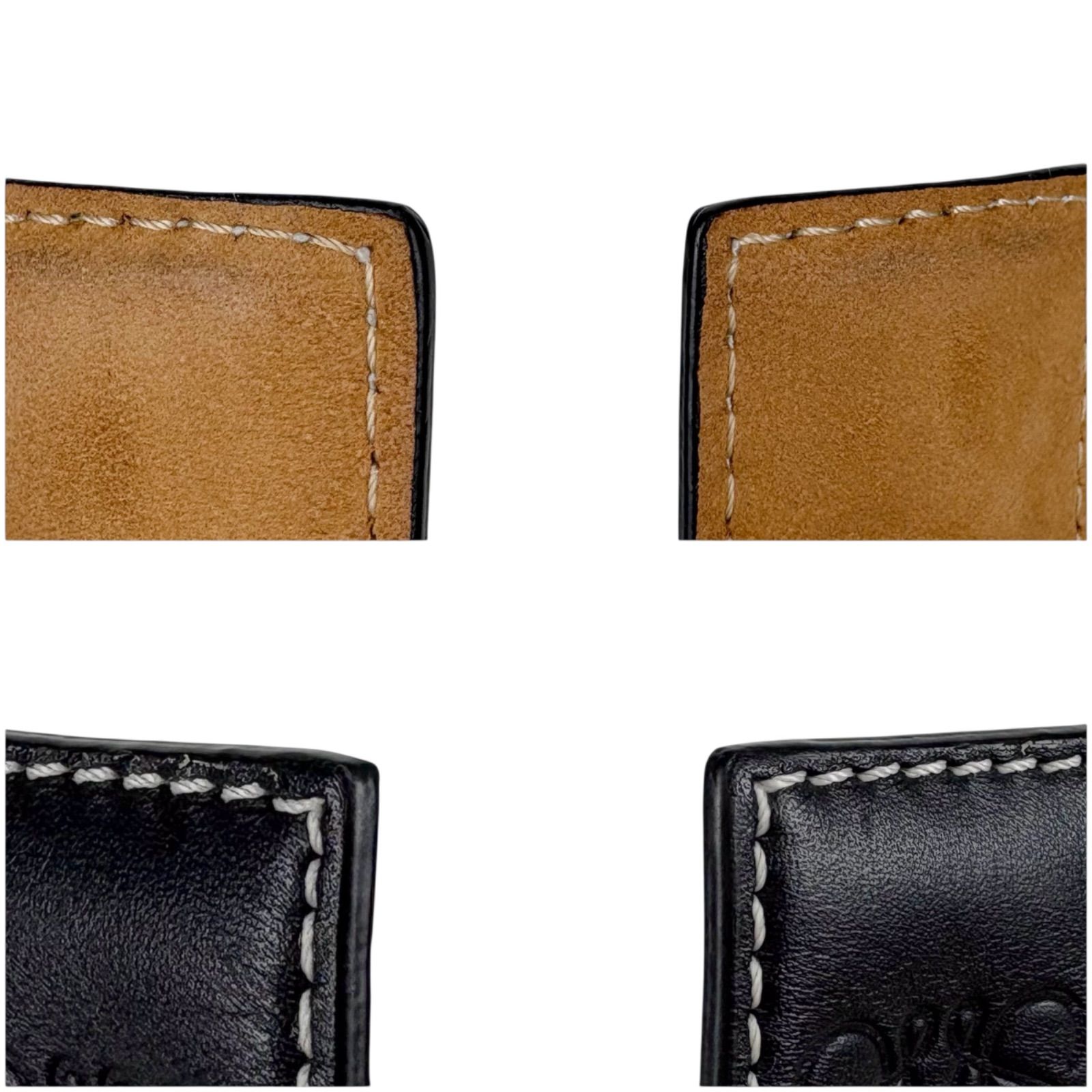 ロエベ　アナグラム　バングル　ブラック 未使用ロエベ ブレスレット/バングル メンズ レディース