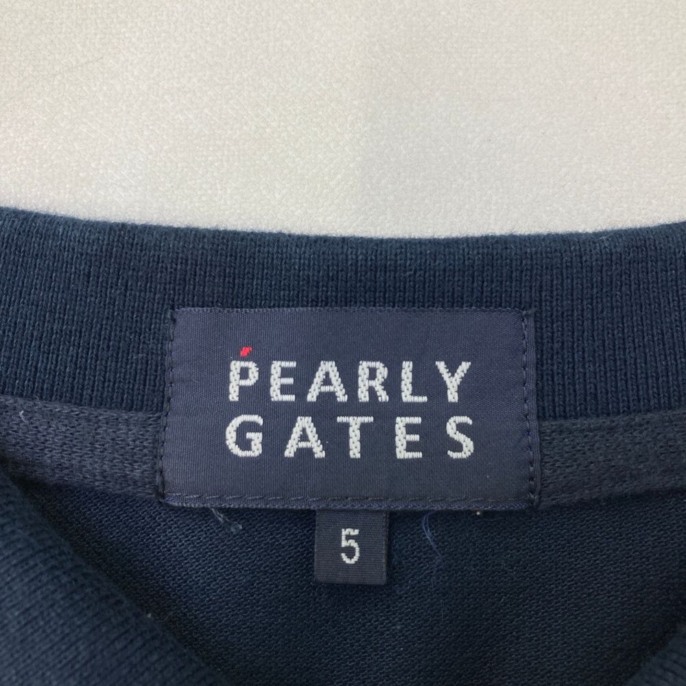 サイズ：5 PEARLY GATES パーリーゲイツ 半袖ポロシャツ