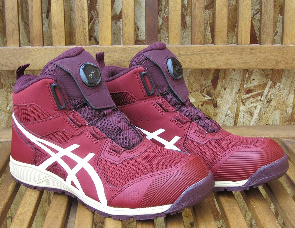 asics アシックス 1271A056 ワーキングシューズ 安全靴 ビートジュース×ホワイト ウィンジョブ CP214TS BOA