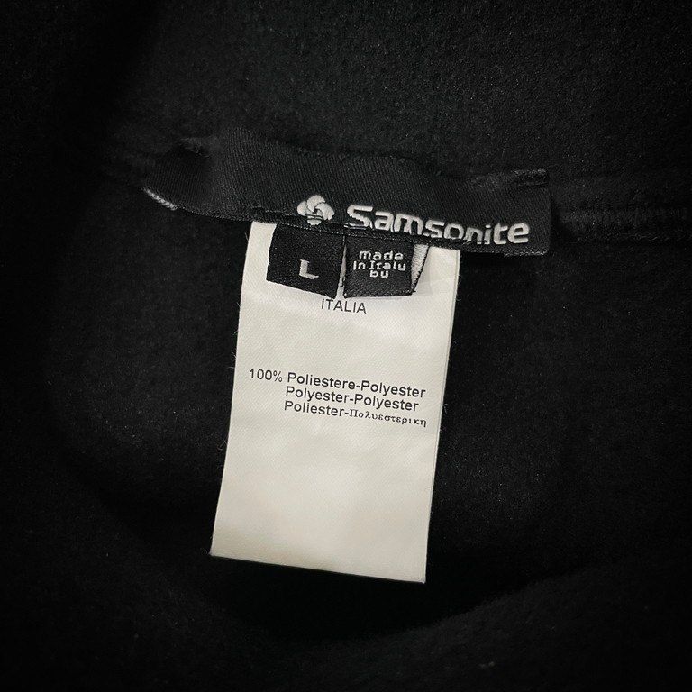 Samsonite by Neil Barrett ボックスシルエットハイネックフリース