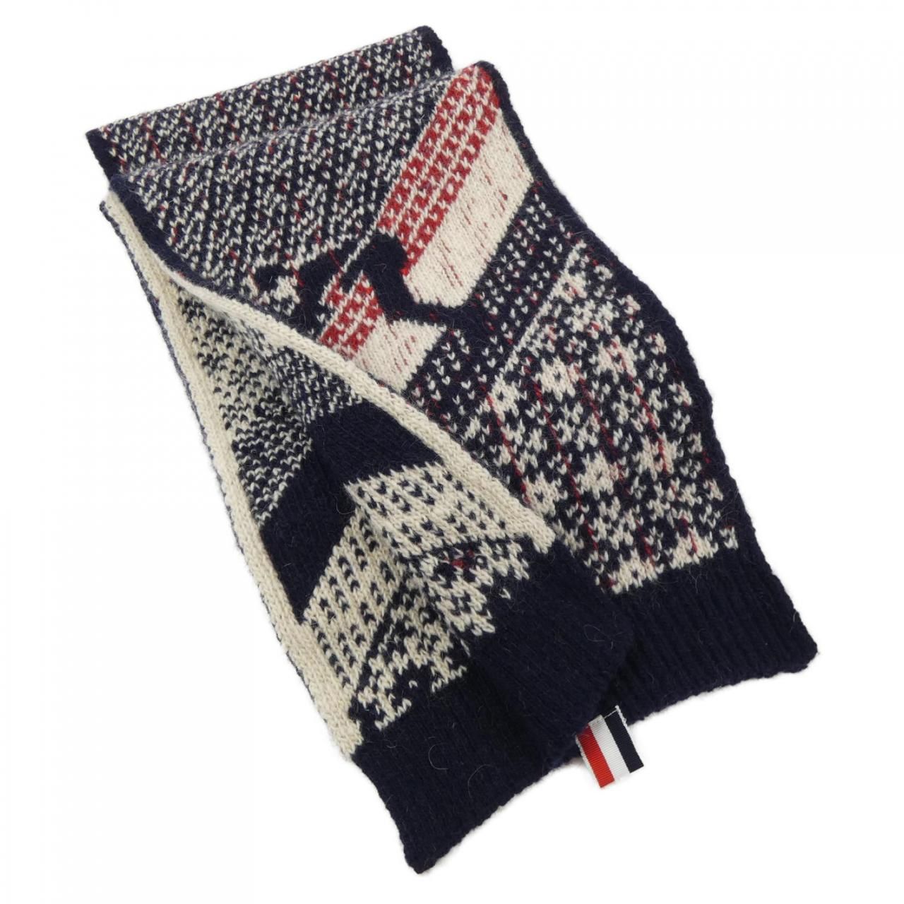 （最終値下げ）THOM BROWN トム・ブラウン マフラー トムブラウン THOM BROWNE MUFFLER 最終値下げ）THOM BROWN トム