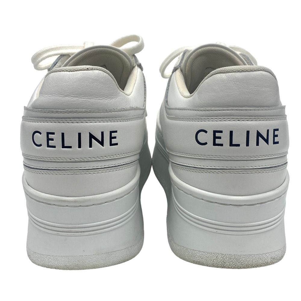 CELINE セリーヌ スニーカー 厚底 ブロックスニーカー レザー 37