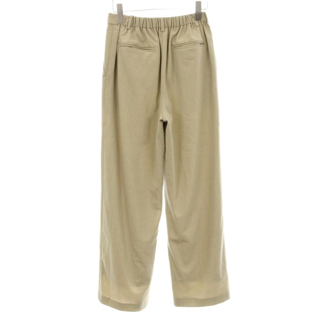 最短当日配送。 トゥデイフル TODAYFUL 24SS Easy Chambray Trousers イージーシャンブレートラウザーズ パンツ ストレート ジップフライ 36 ベージュ 12410718 |KU 人気ブランドの新作も！