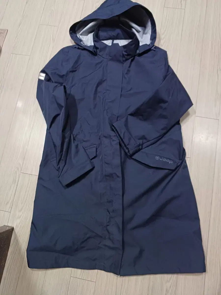 Jeep ジープ ネイビー ビジャム兼 フード ロング コート XL ゴルフ 1024