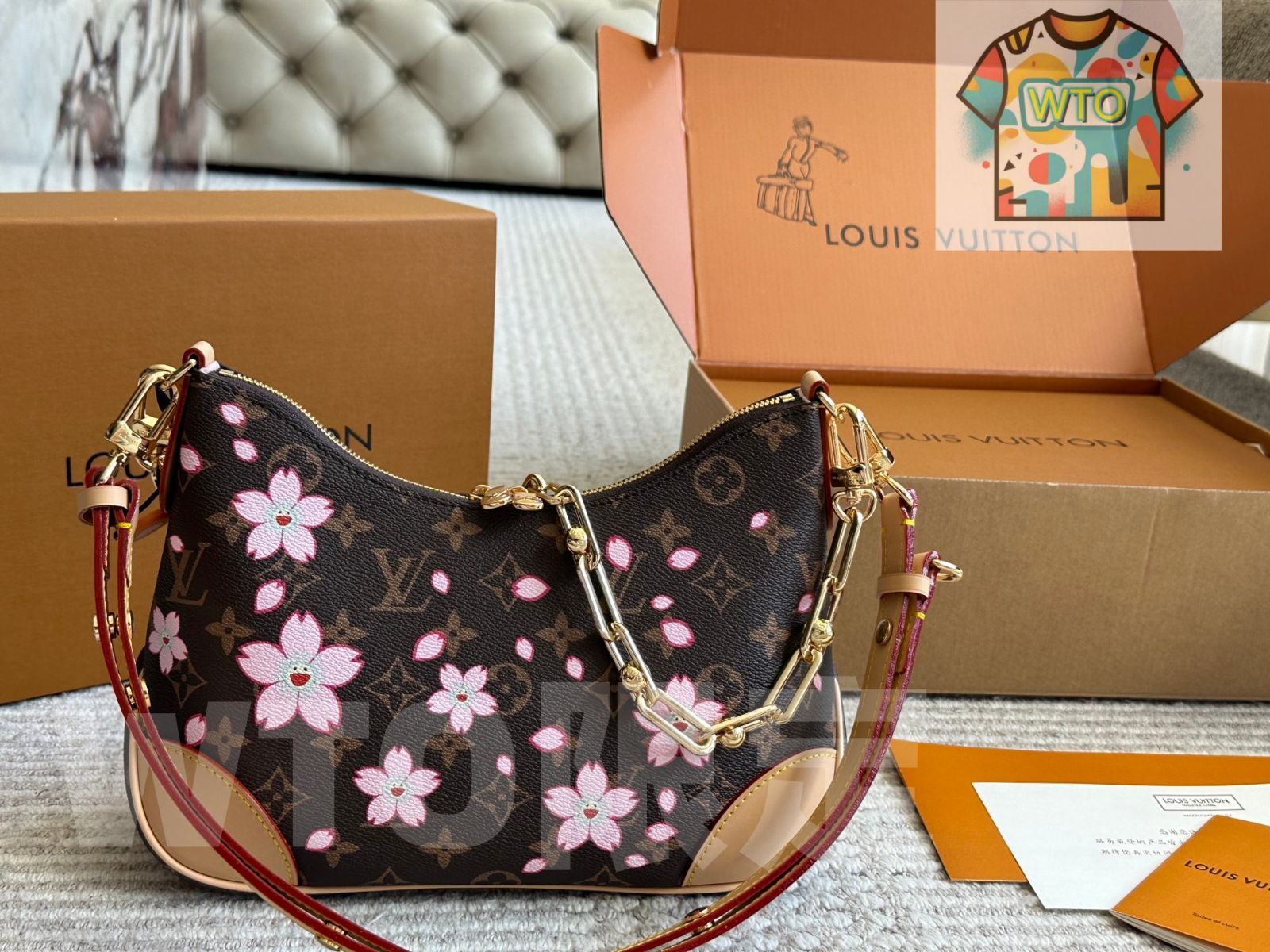 Louis vutton 村上隆 ショッパー 2枚セット LOUIS VUITTON 村上隆 ショッパー2セット 【公式通販】