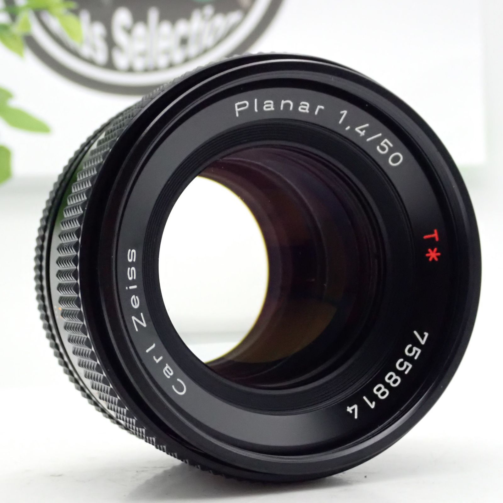美品 CONTAX Carl Zeiss Planar 50mm F1.4 MMJ C/Yマウント 標準