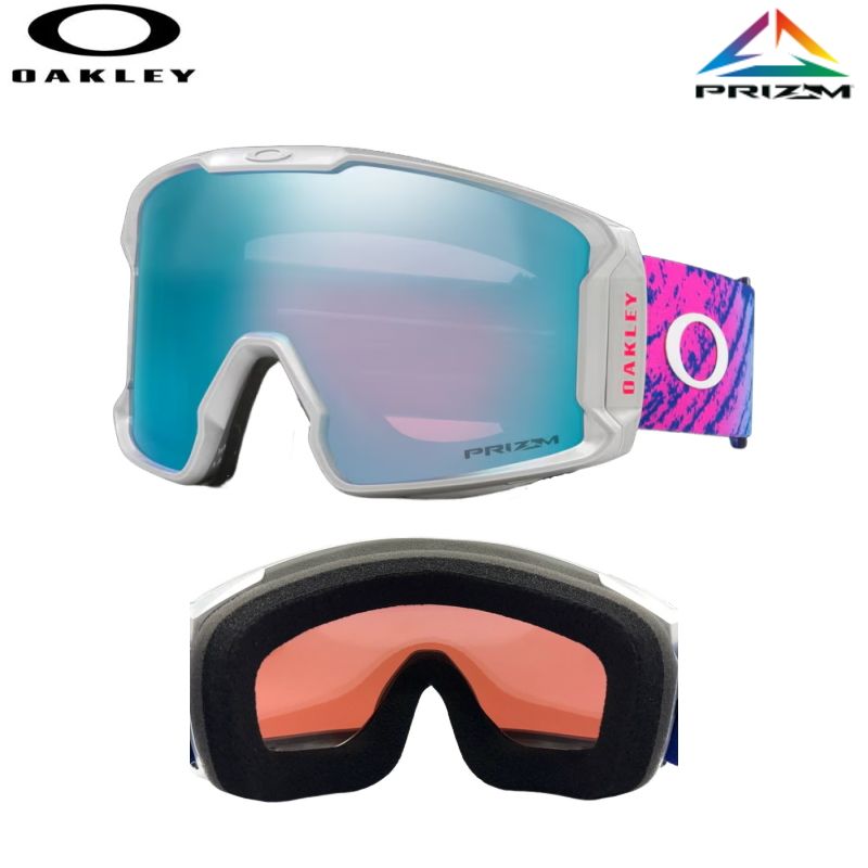 24-25OAKLEY LINE MINER L BRAATHEN SIG レンズ PRIZM SAPPHIRE IRIDIUMオークリー