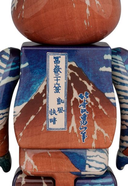 BE@RBRICK - ベアブリック 葛飾北斎 「冨嶽三十六景 凱風快晴」400％ のみ BE@RBRICK｜ベアブリック 葛飾北斎「冨嶽三十六景 凱風快晴」100