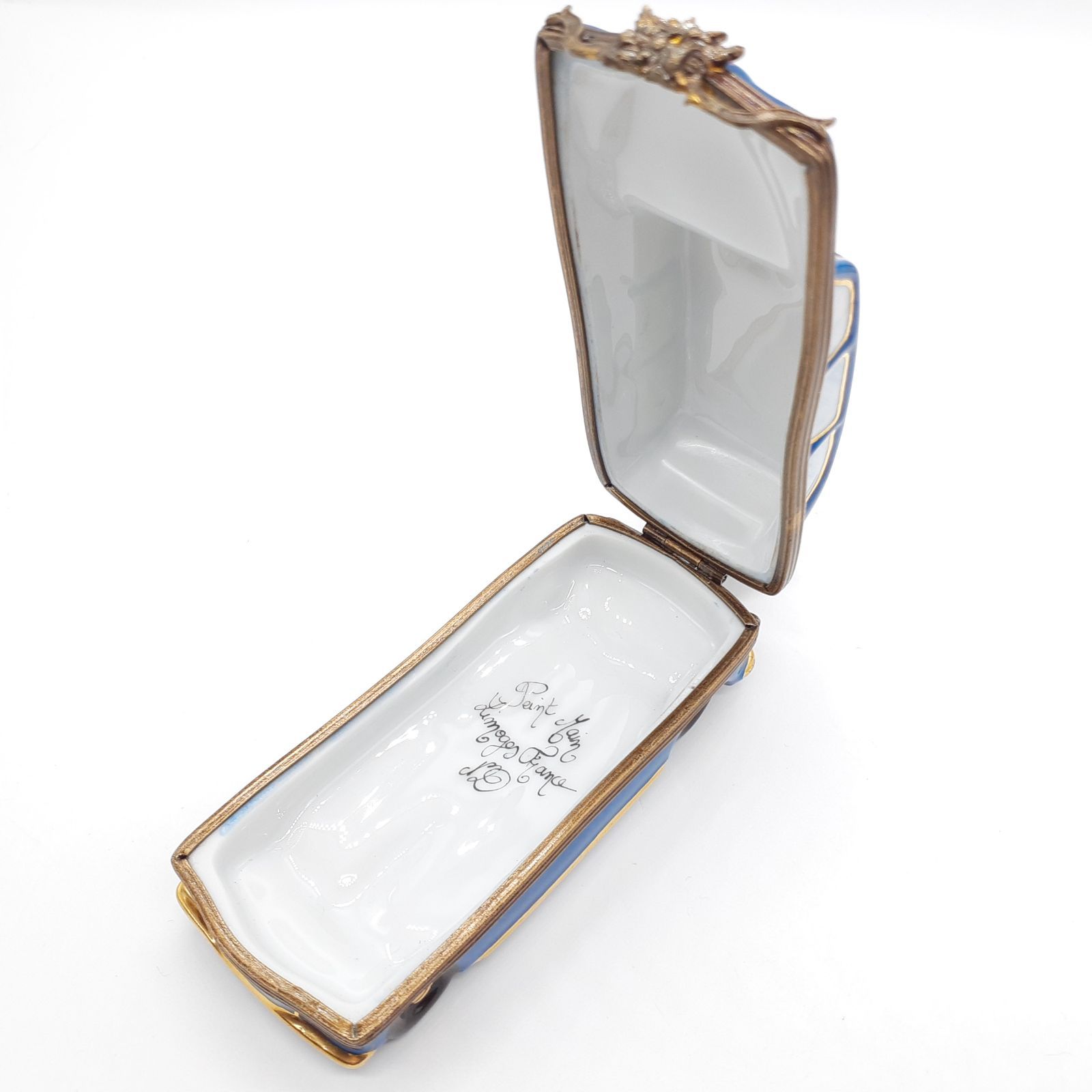 Limoges France リモージュボックス peint main ベビー Limoges France リモージュボックス peint main ベビー Limoges France