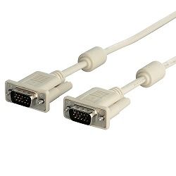 【新品・2営業日で発送】BUFFALO バッファロー バッファロー　ディスプレイケーブル　極細　フェライトコア付　Ｄ－Ｓｕｂ１５ｐｉｎオス　アイボリー　５ｍ　ＢＳＤＣＶ５０　１本(B...