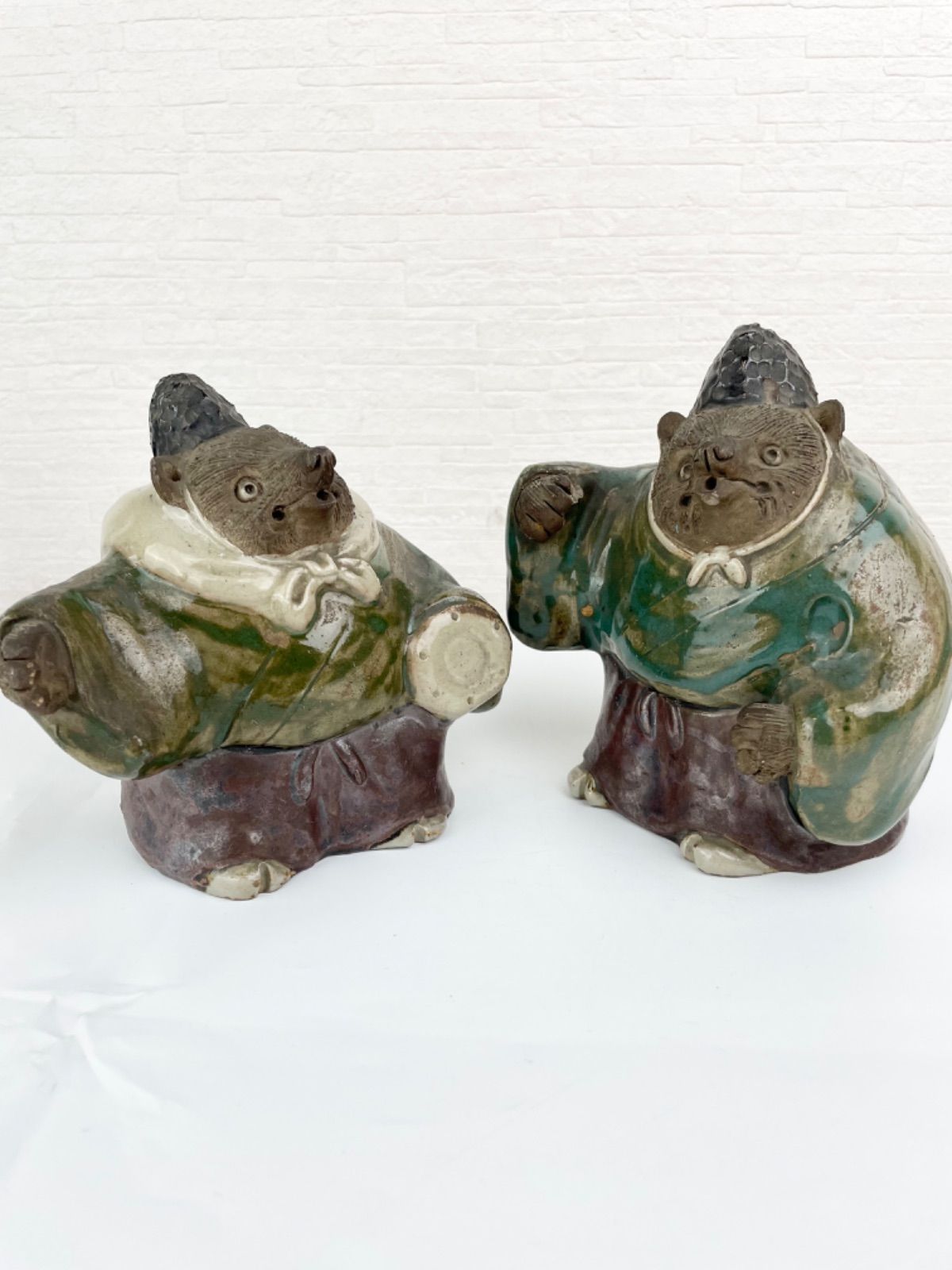 京焼 高橋道八？ 狸 置物 仁阿弥道八 縁起物 - メルカリ