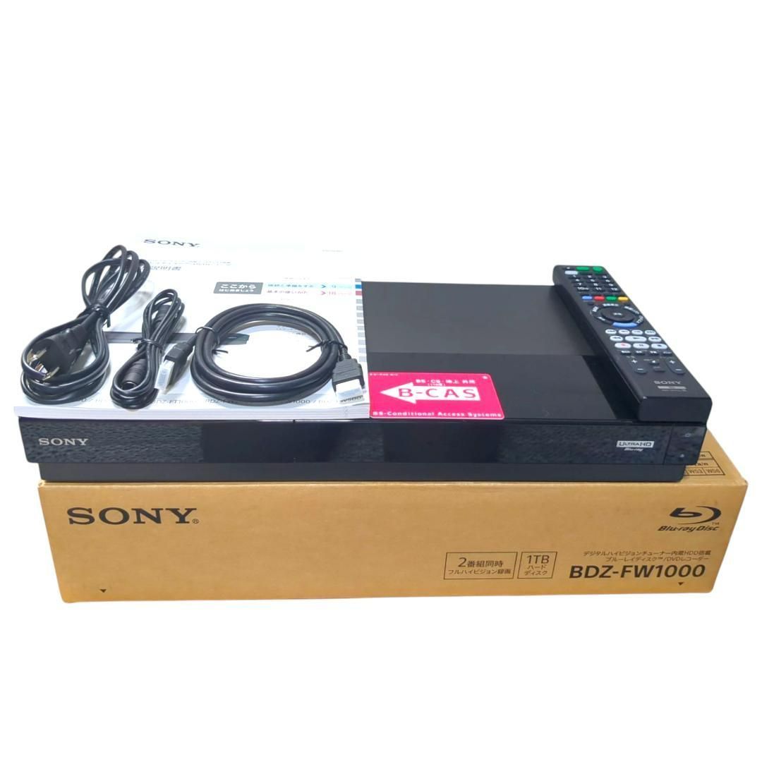 SONY ブルーレイレコーダー 2018年製 BDZ-FW1000 容量1TB Amazon.co.jp