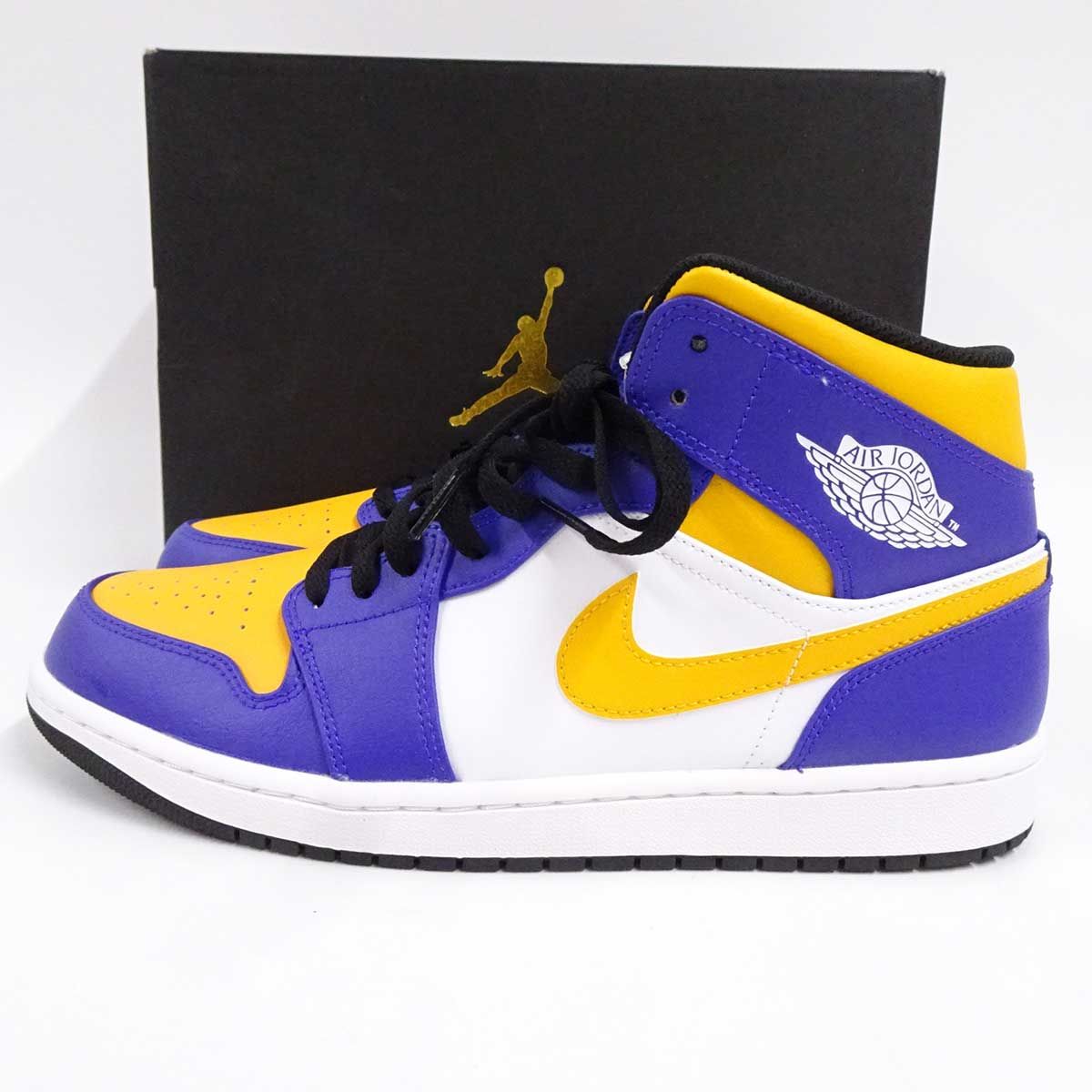 NIKE AIR JORDAN 1 MID［ジョーダン1 ミッド レイカーズ］ ナイキ エア