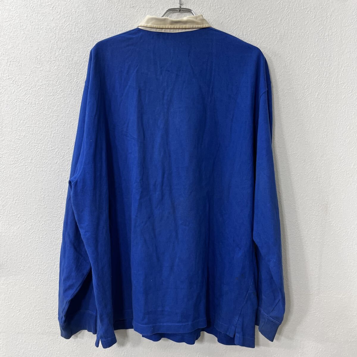 POLO RALPH LAUREN 長袖 ラガーシャツ XL ブルー ポロ ラルフ
