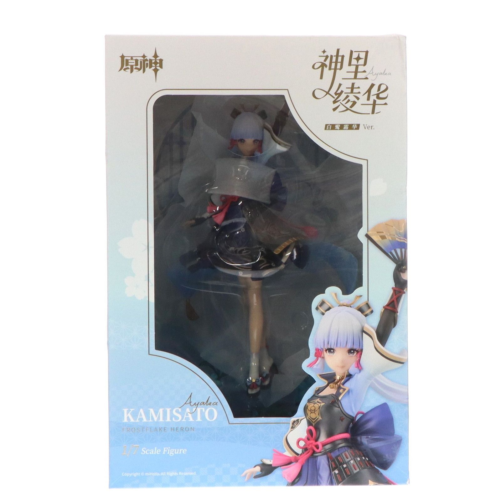 原神 神里綾華・白鷺氷華Ver. 1/7 フィギュア　本体美品　(箱に傷あり) 原神 神里綾華・白鷺氷華 1/7フィギュア｜HAKUTEA