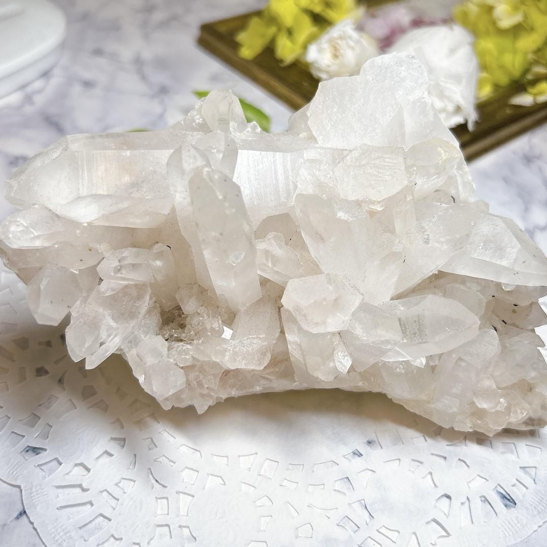 ヒマラヤ水晶 マニラカン産 M1735☆ヒマラヤ水晶クラスター4.8Kg