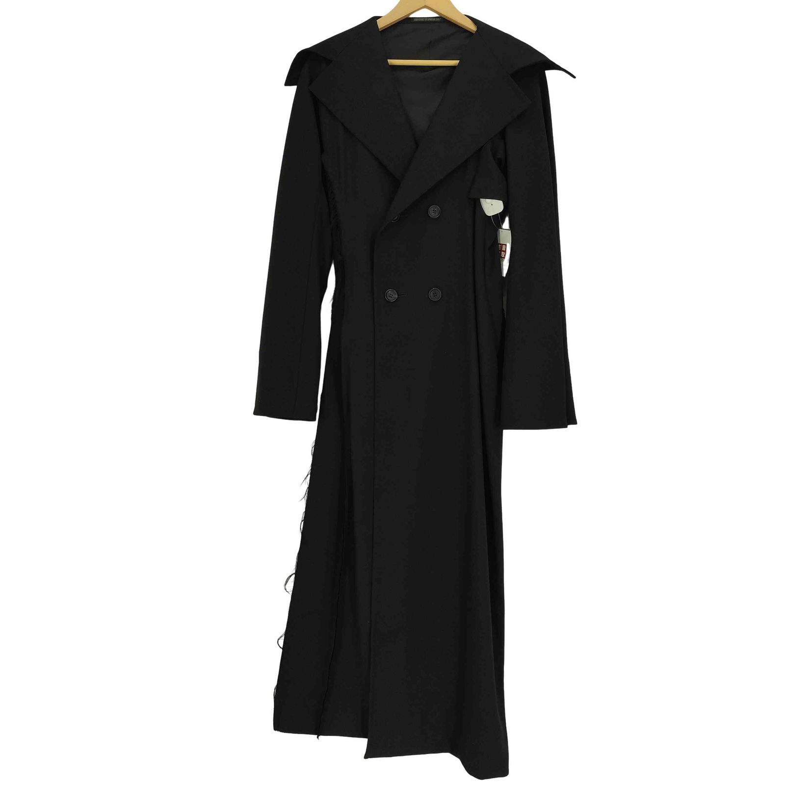 ヨウジヤマモト Yohji Yamamoto 23AW COLLECTIONS GABARDINE 4BUTTONS SLIM COAT ギャバジン 4ボタン スリムコート レディース JPN 2