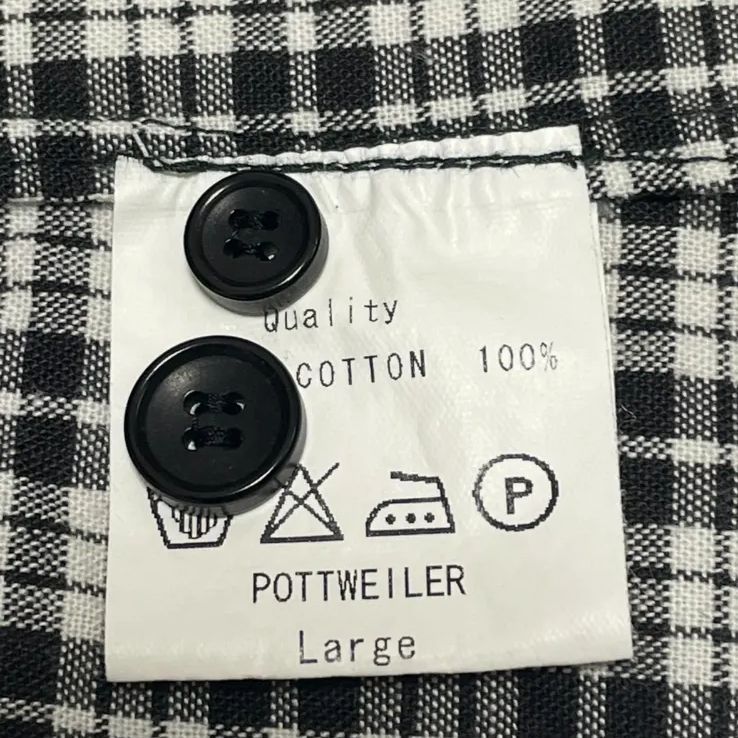 ROTTWEILER チェック柄 長袖シャツ　降谷 L ROTTWEILER ロットワイラー チェックシャツ kj着 降谷着