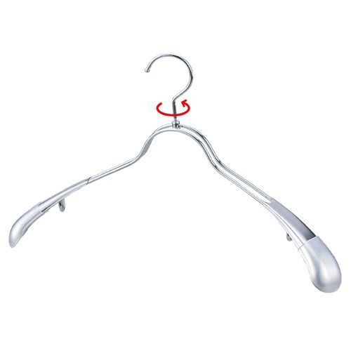 スチール製ハンガー(丸型) W38cm クローム 61-194-6-1