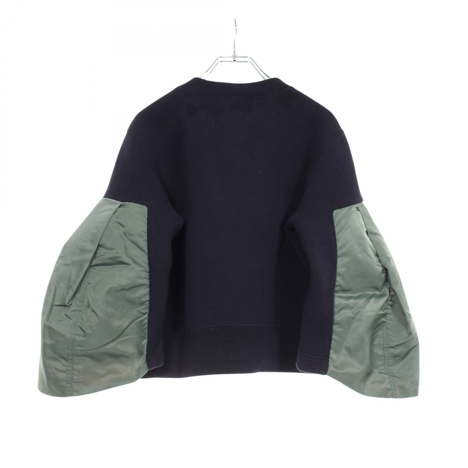 sacaiサカイ 24AWナイロンツイル スポンジスウェット プルオーバー 2 Sacai サカイ 24AW Nylon Twill Sponge Sweat Pullover ナイロン