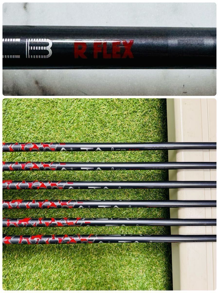 良品】ピン G410 黒ドット メンズアイアンセット 6本 カーボン S