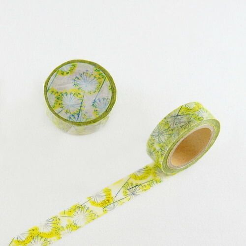 まとめ ラウンドトップ マスキングテープ 小徑文化×夏米花園5st Fennel MTWCH054 ×30セット