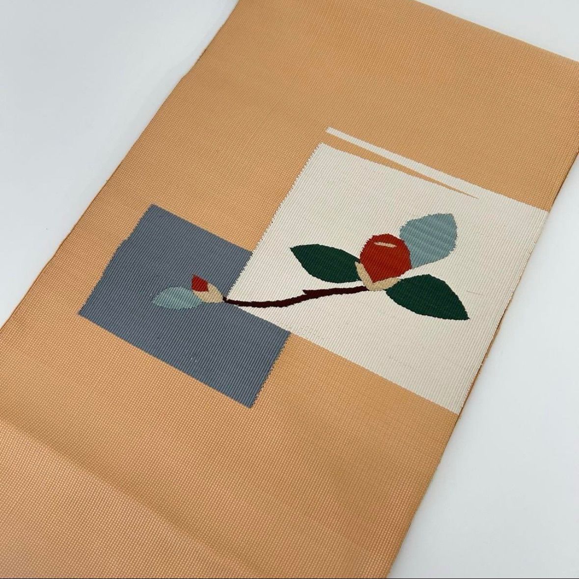 名古屋帯 正絹 博多織 素敵な花 八寸U-9990 - メルカリ