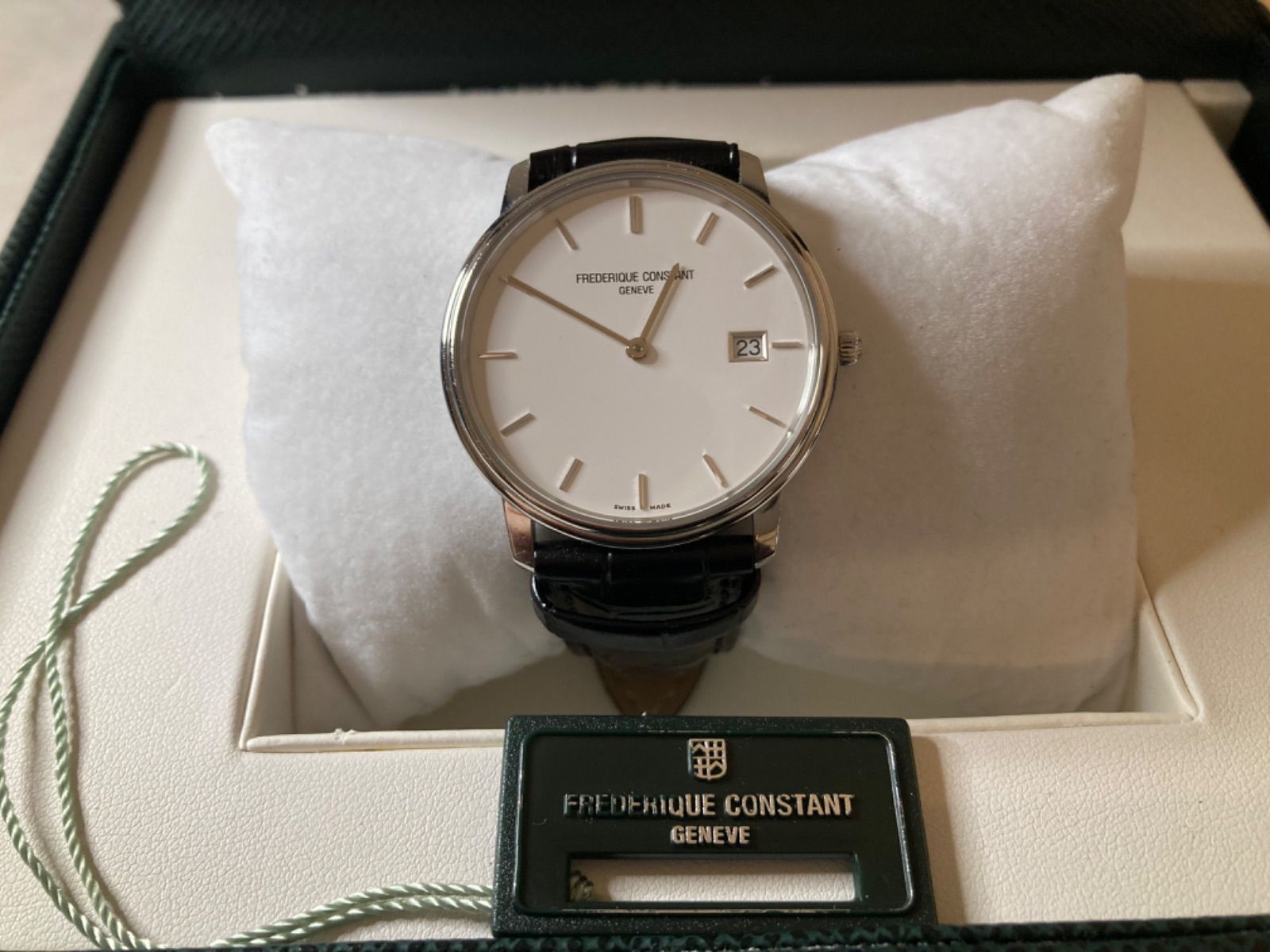 可動·美品】Frederique Constant クロノグラフ 5M防水 - 腕時計(アナログ)