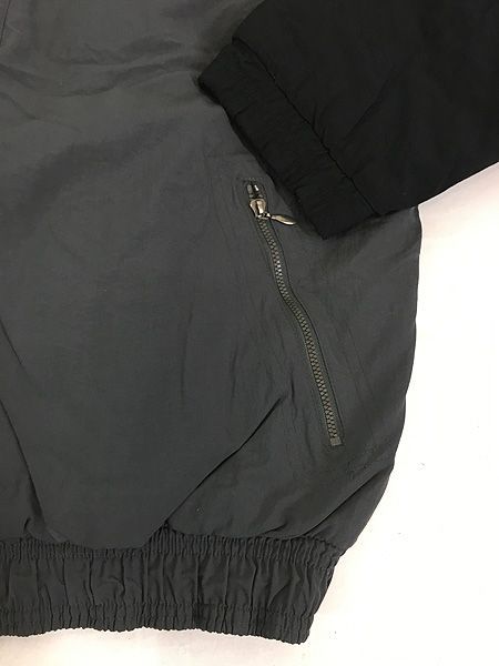 古着 90s adidas スプリット トレフォイル モノトーン パデット ナイロン ジャケット M 古着 古着 90s adidas スプリット トレフォイル モノトーン パデット