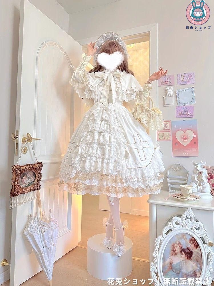 LT-139 豪華姫系 lolita 可愛 レトロ風 オリジナル 洋服 ロリータ