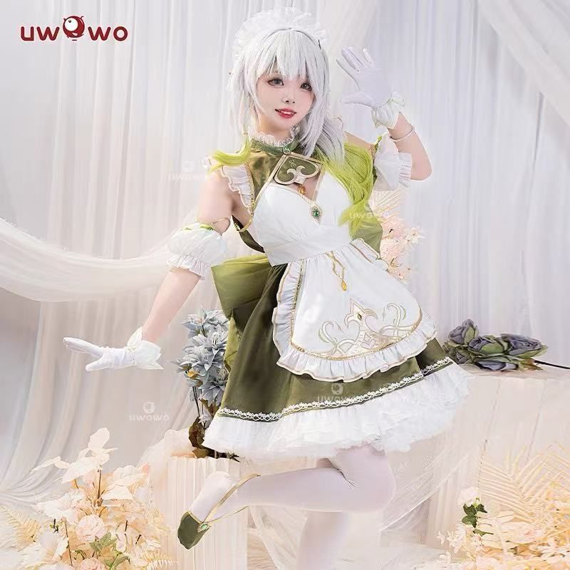アクセサリー Green Uwowo 悠窩窩】原神 ナシダ（草神） 可愛いメイド服コスプレ衣装