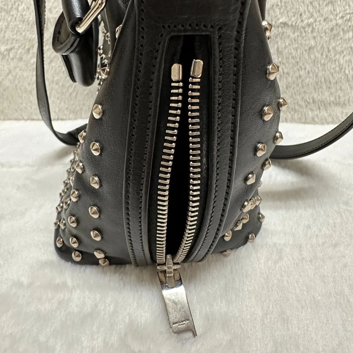 SUER SALE》SAINT LAURENT サンローラン レア エマニュエル スタッズ 