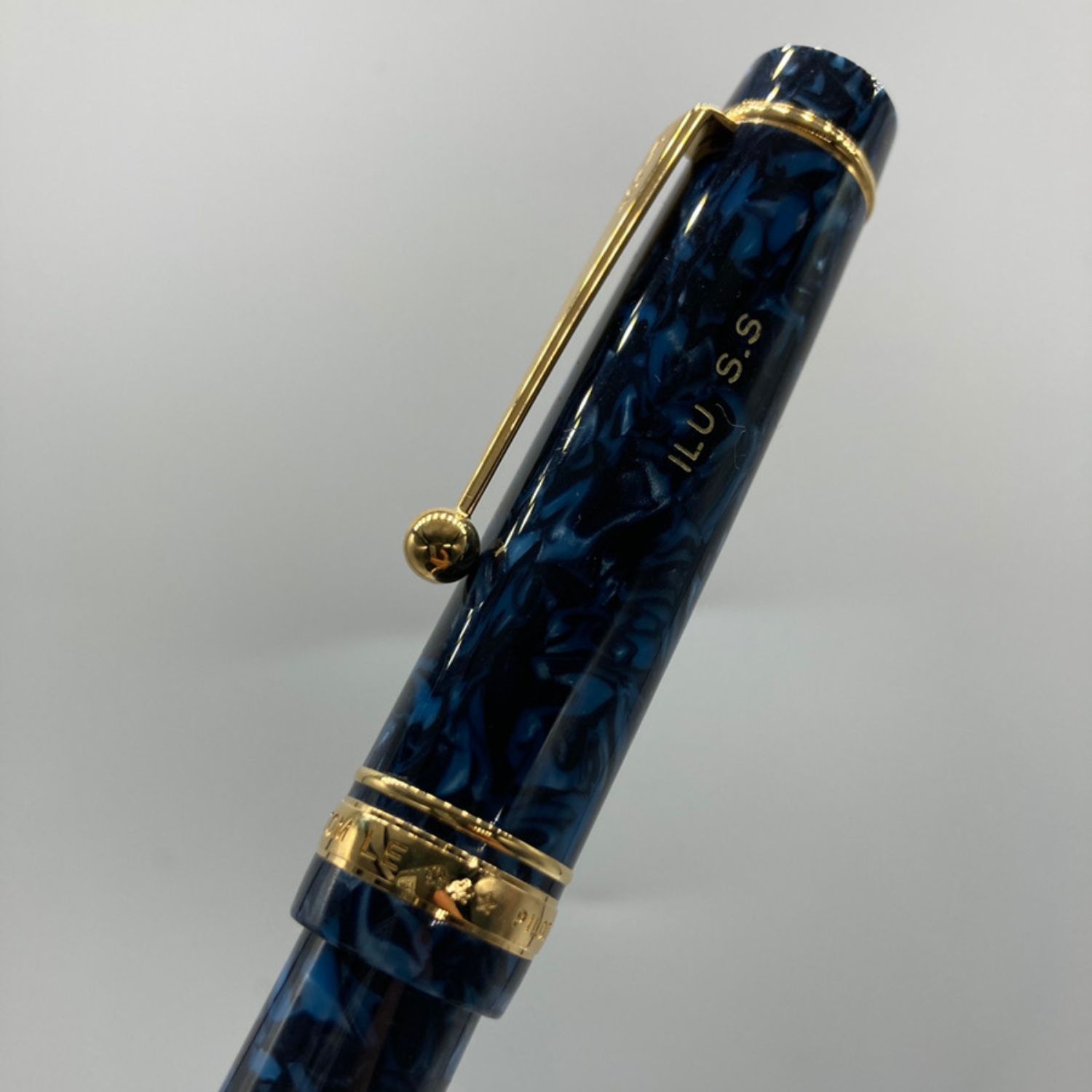 廃盤 PILOT パイロット 万年筆 Custom レガンス 青軸 18K - 万年筆